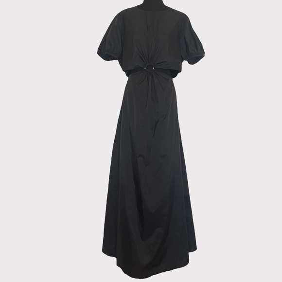 STAUD - Calypso Cutout Maxi Dress - Black - Size 16 - Picture 4 of 10